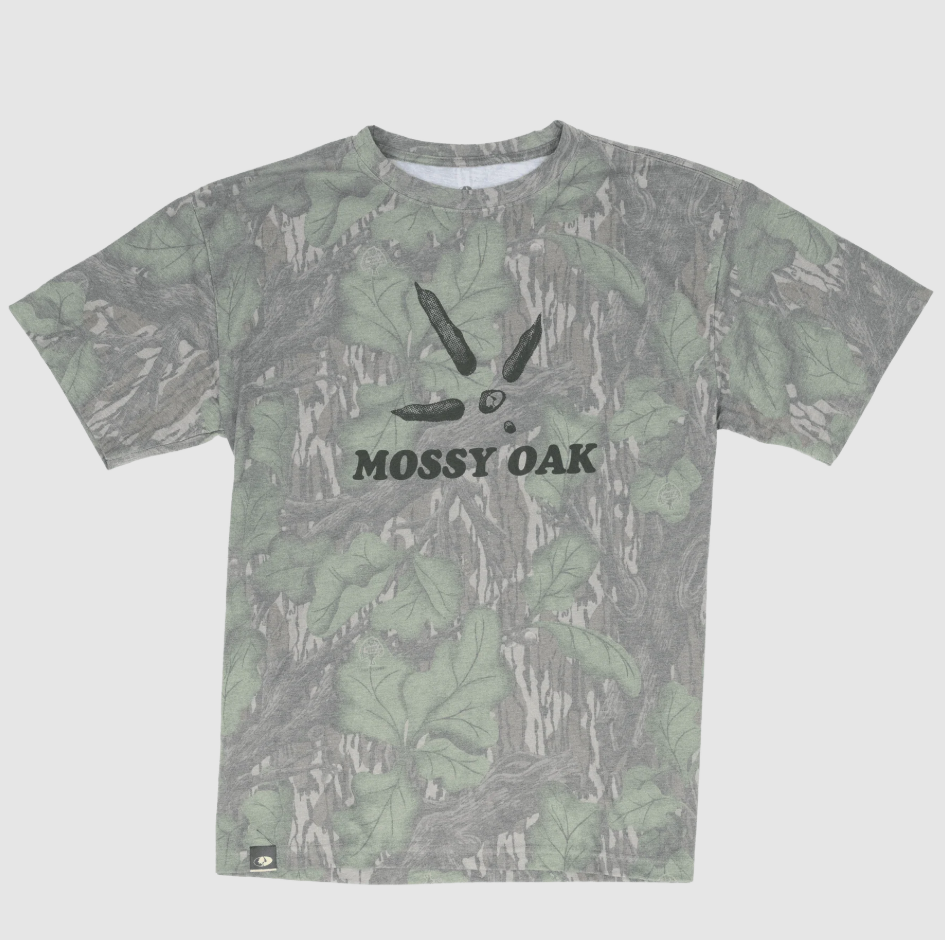 Mossy Oak Wash Out Turkey Track Tee - FULL FOLIAGE