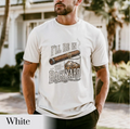 'll Be in the Backyard T-shirt,Funny Cigar Whiskey Tee,Father's Day Gift,Men's