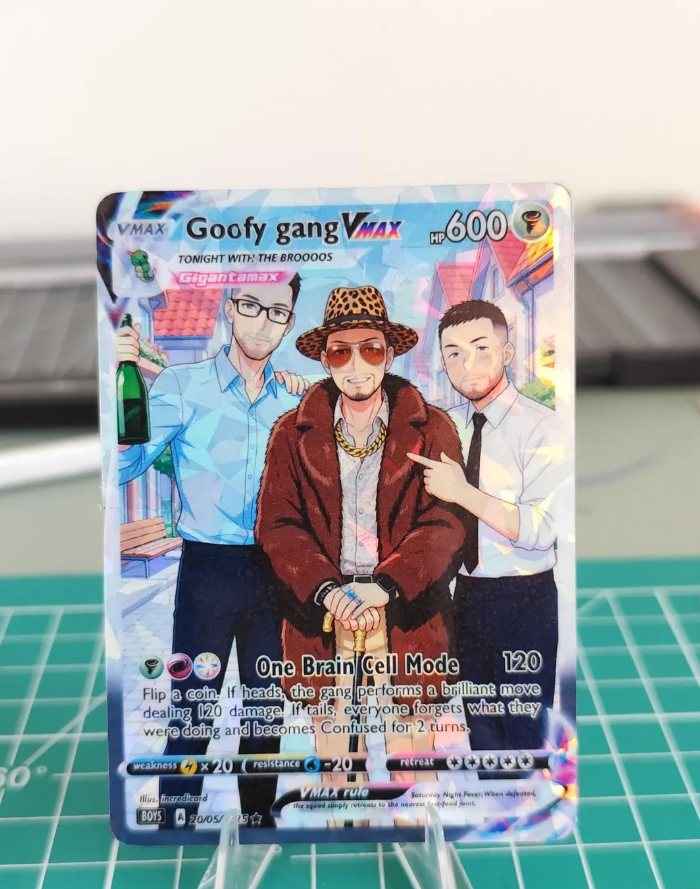 Custom Personalized Father’s Day Mother’s Day Card Geek Dad Gift Anime Portrait Family Illustration Custom Card Holographic Birthday Mom Dad