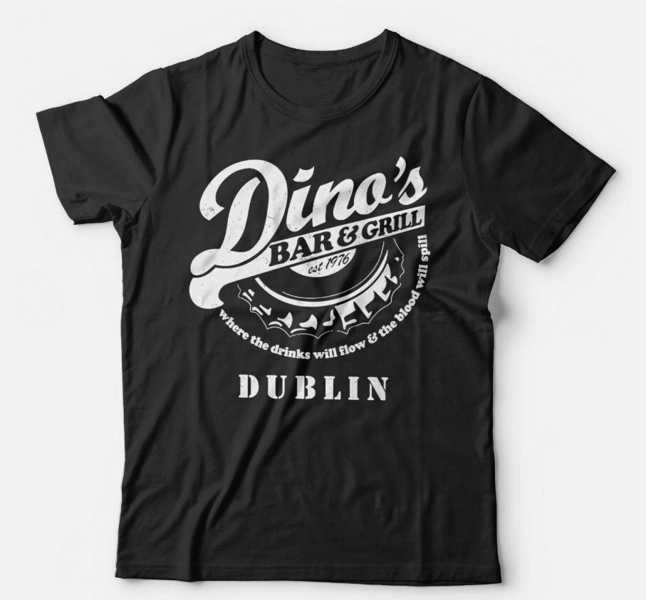 Thin Lizzy Tshirt Dino's Bar And Grill & Kids Rock Lynott Fathers Day Gift