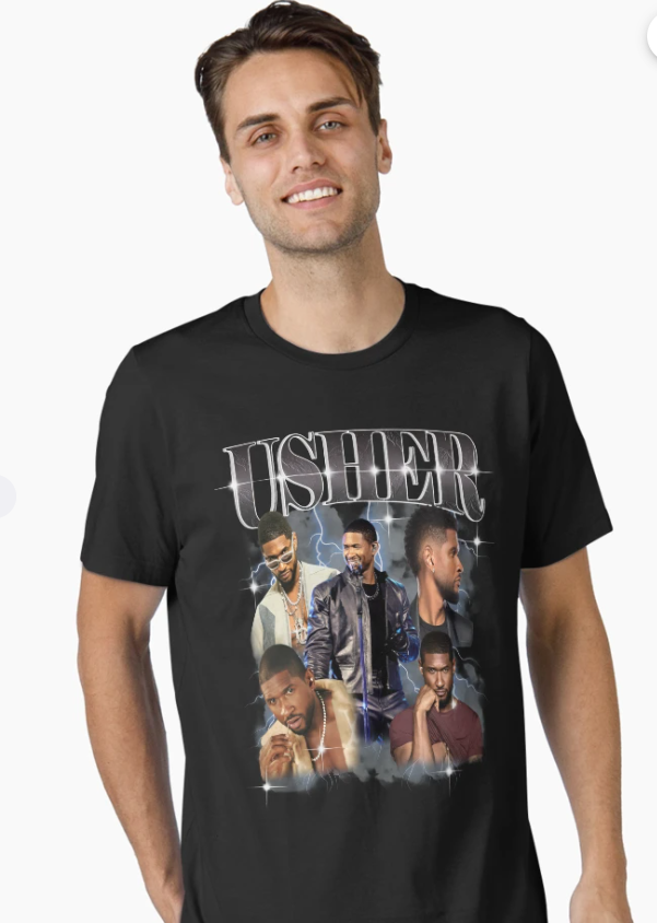 Usher Concert Retro Essential T-Shirt
