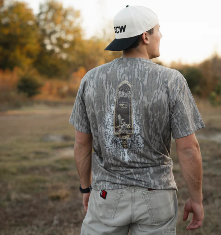 ECW 2.0 Duck Boat Bottomland Camo T-Shirt