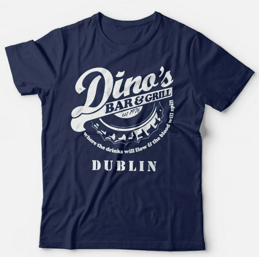 Thin Lizzy Tshirt Dino's Bar And Grill & Kids Rock Lynott Fathers Day Gift