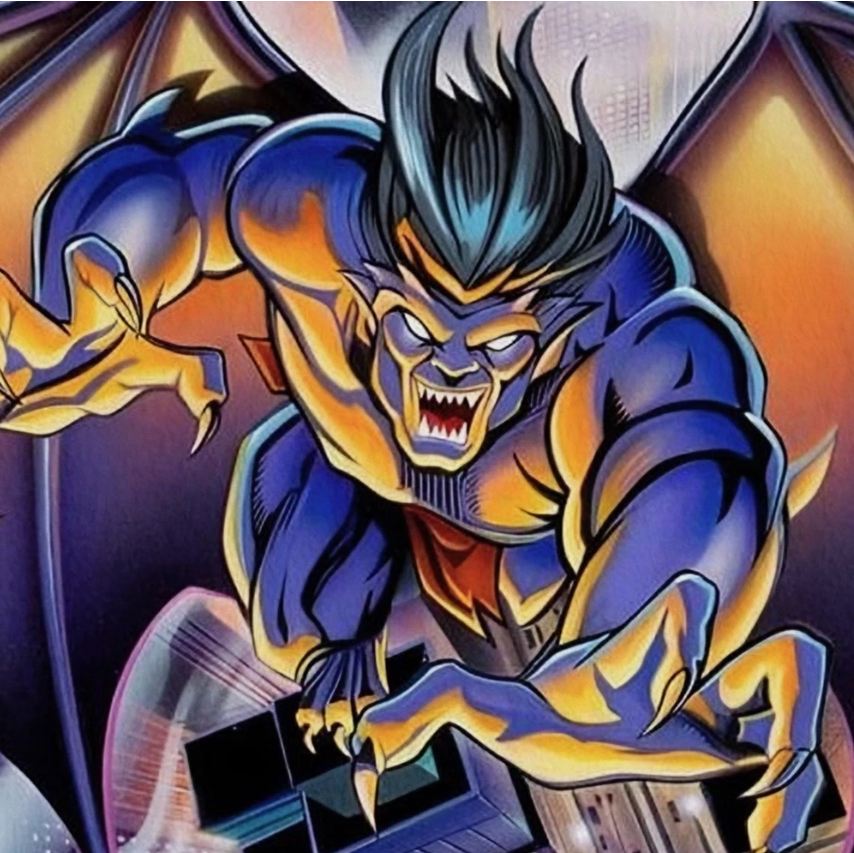 Disneys Gargoyles Poster Print Retro 90s Cartoon Wall Art 2
