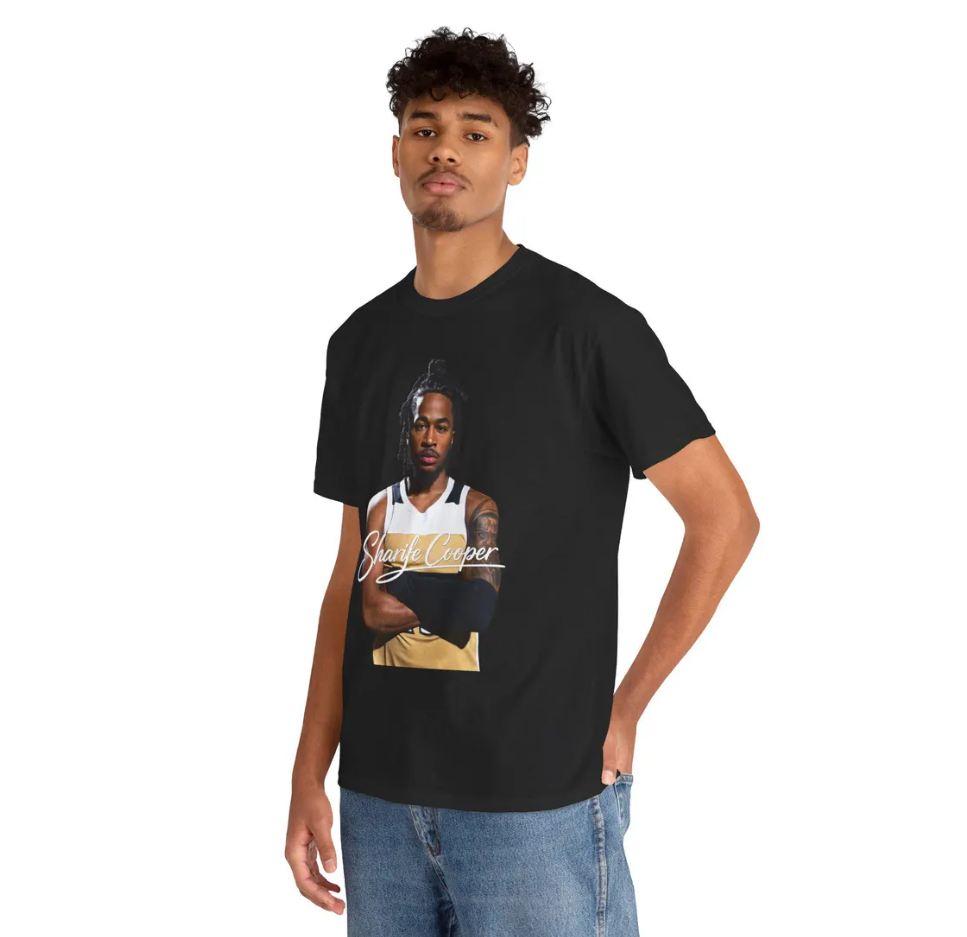Sharife Cooper Washington T-Shirt Graphic Player Tee
