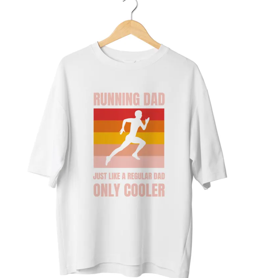 Running Dad Marathon Runner T-Shirt – Father’s Day Gift for Running Dad