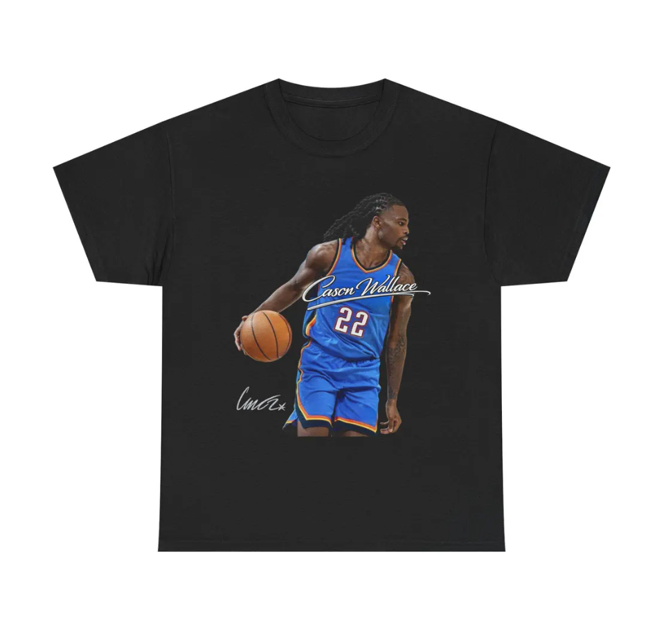 Cason Wallace OKC T Shirt Graphic Tee
