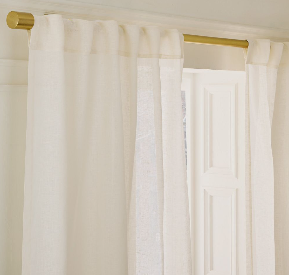 Sheer European Flax Linen Curtain