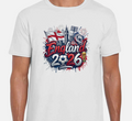 England Patch World Cup 2026 White T-Shirt England Fans World Cup T-Shirt