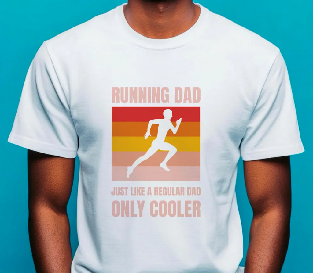 Running Dad Marathon Runner T-Shirt – Father’s Day Gift for Running Dad