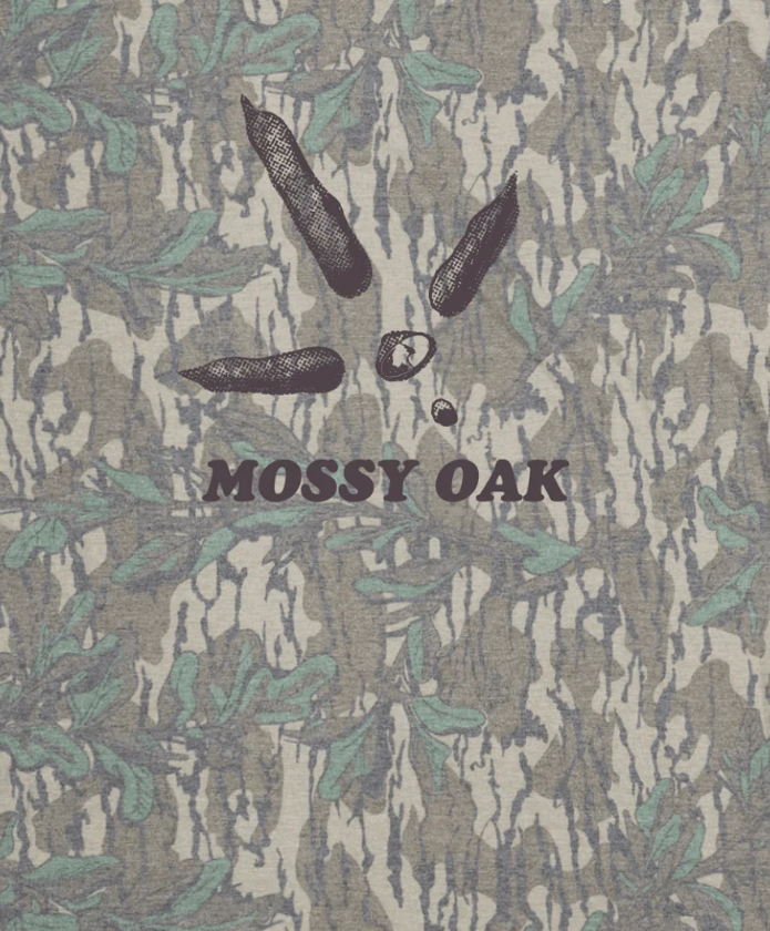 Mossy Oak Wash Out Turkey Track Tee - GREENLEAF