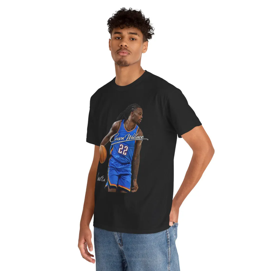 Cason Wallace OKC T Shirt Graphic Tee