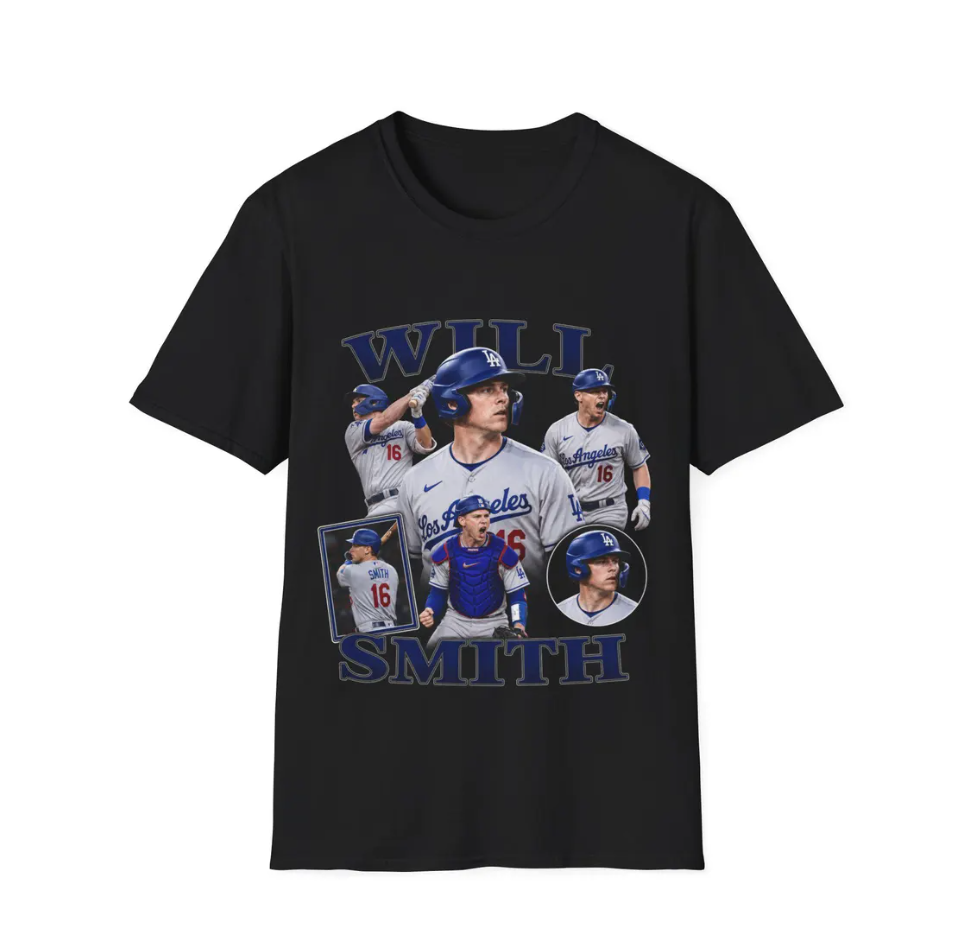 Will Smith Baseball Player Shirt Dodgers Fan Tee