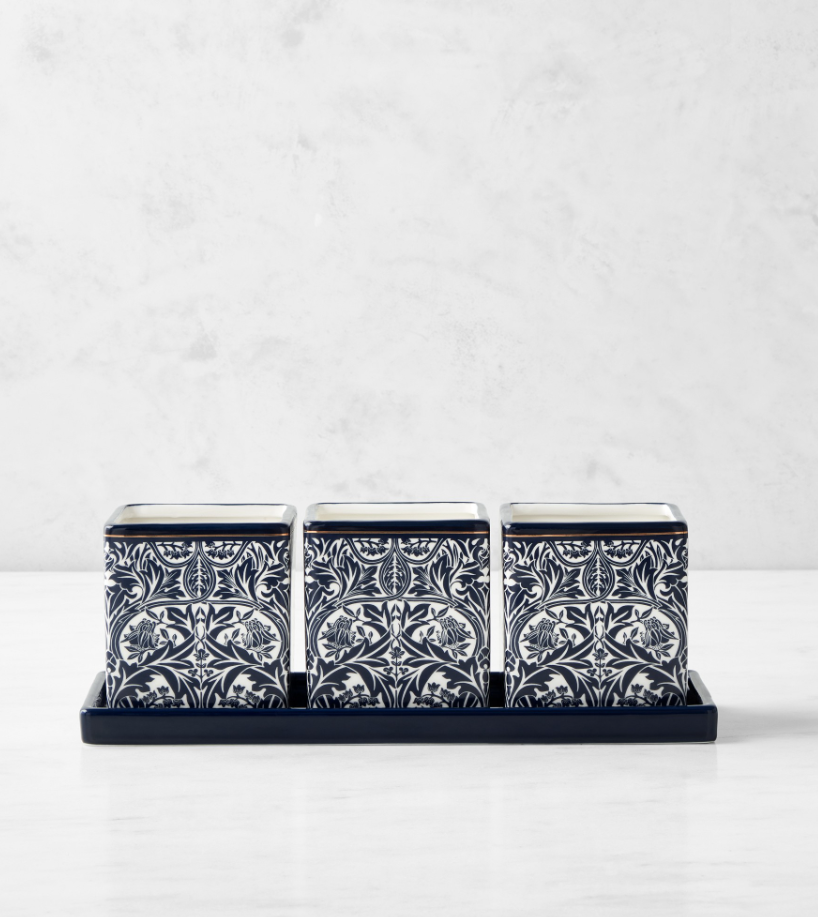 Morris & Co. x Williams Sonoma Bluebell Herb Planter Set