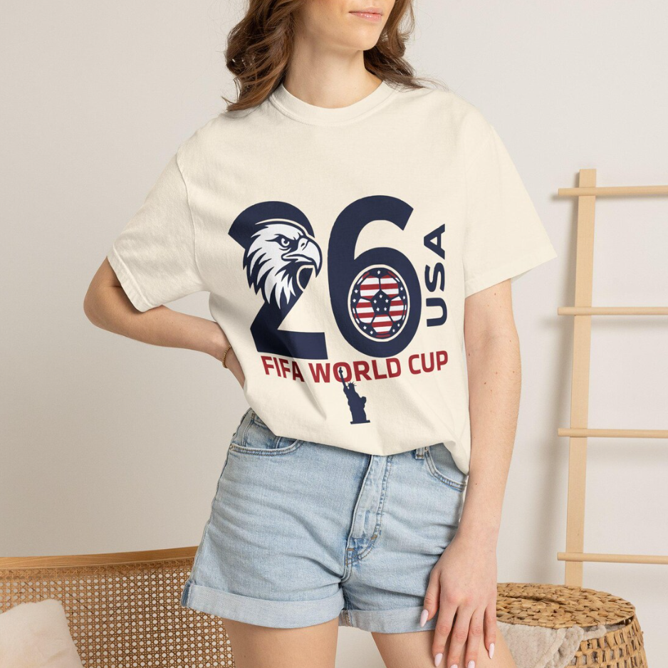 2026 USA FIFA World Cup Eagle 26 T-Shirt | Soccer Tournament Tee