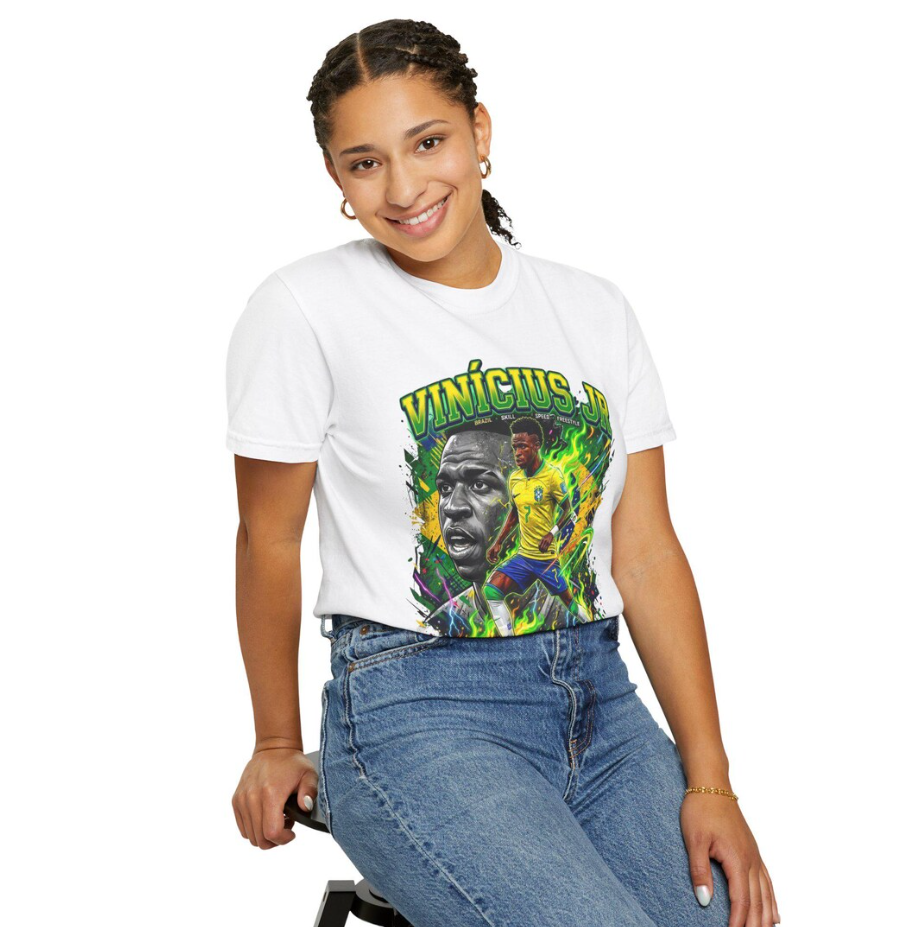 2026 Brazil T-Shirt, 2026 World Cup Vamos Brasil Soccer Fan Tee, brasil tee, vini jr shirt, vini jr brasil tee, Brazil World Cup tee