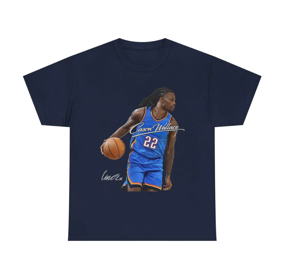 Cason Wallace OKC T Shirt Graphic Tee