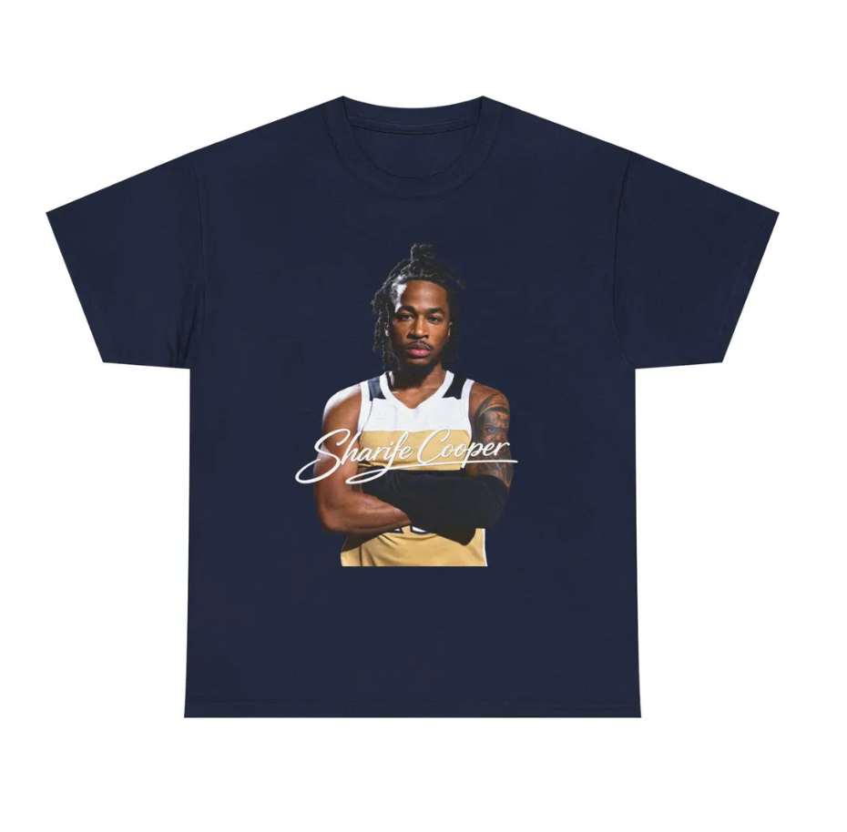 Sharife Cooper Washington T-Shirt Graphic Player Tee
