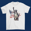 American Flag T shirt Liberty Independence Day Memorial Day Veterans Day Unisex
