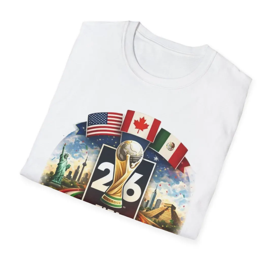 2026 FIFA World Cup logo T-Shirt | USA Canada Mexico soccer tee
