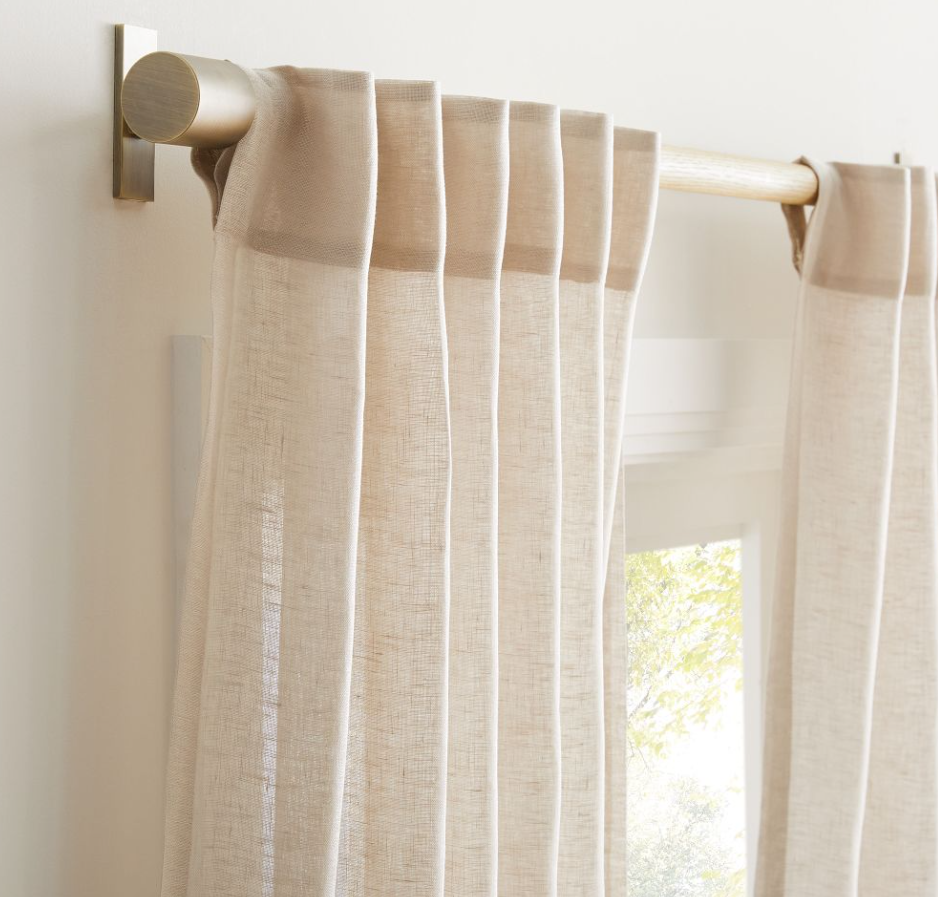 Sheer European Flax Linen Curtain