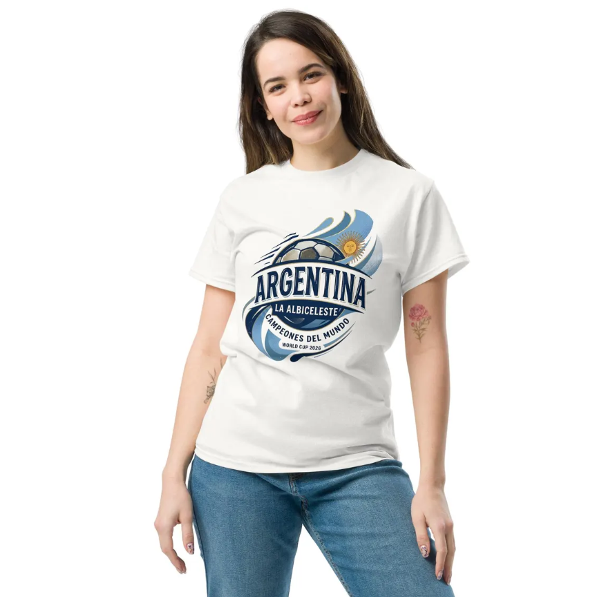 Argentina La Albiceleste Soccer T-Shirt – World Cup 2026 Fan Tee