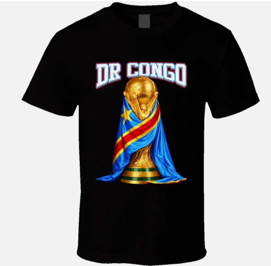 Dr Congo World Cup Soccer Sports Fan T Shirt