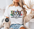 2026 Soccer Mascots Shirt | World Football Fan Tee | MX US CA Vintage Graphic | Cup Soccer Lover Gift