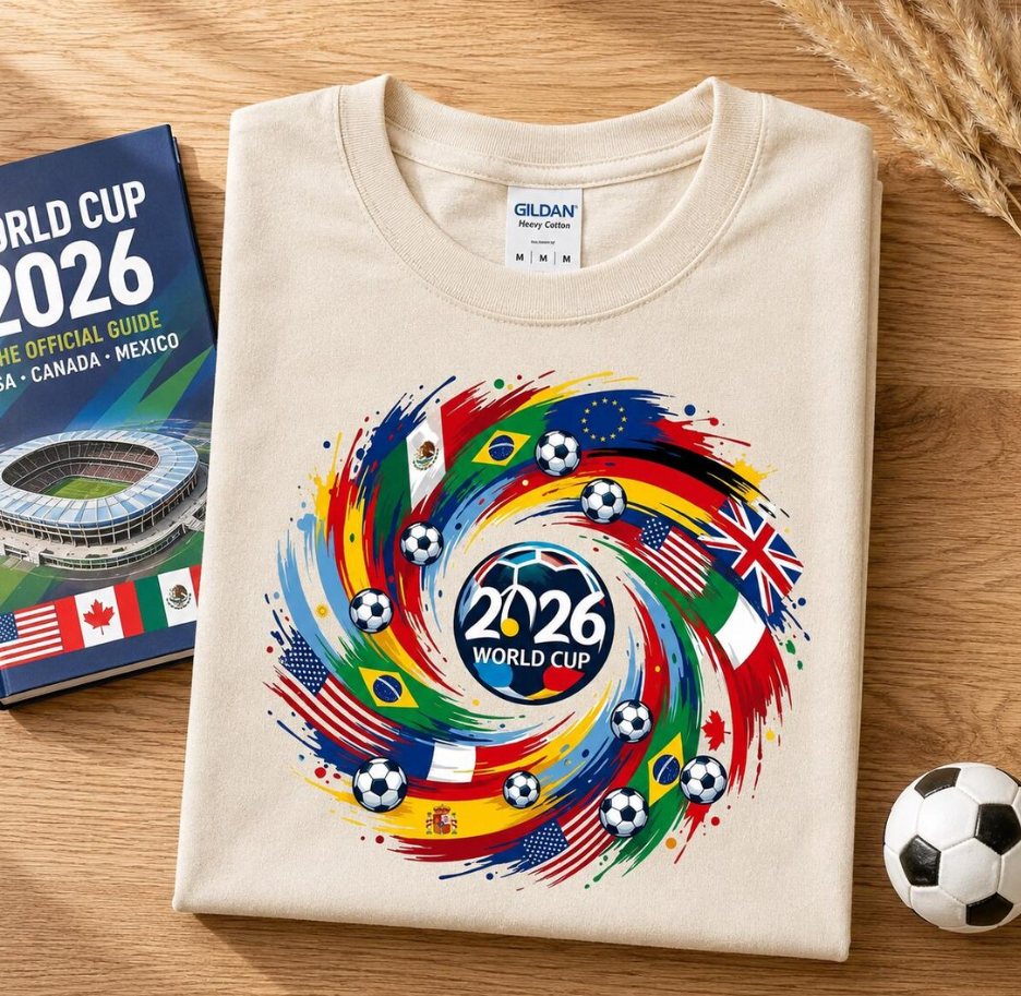2026 World Cup Shirt, Soccer Fan Tee, International Football Shirt, USA Canada Mexico 2026 Shirt, World Cup Fan Gift, Soccer Lover Shirt