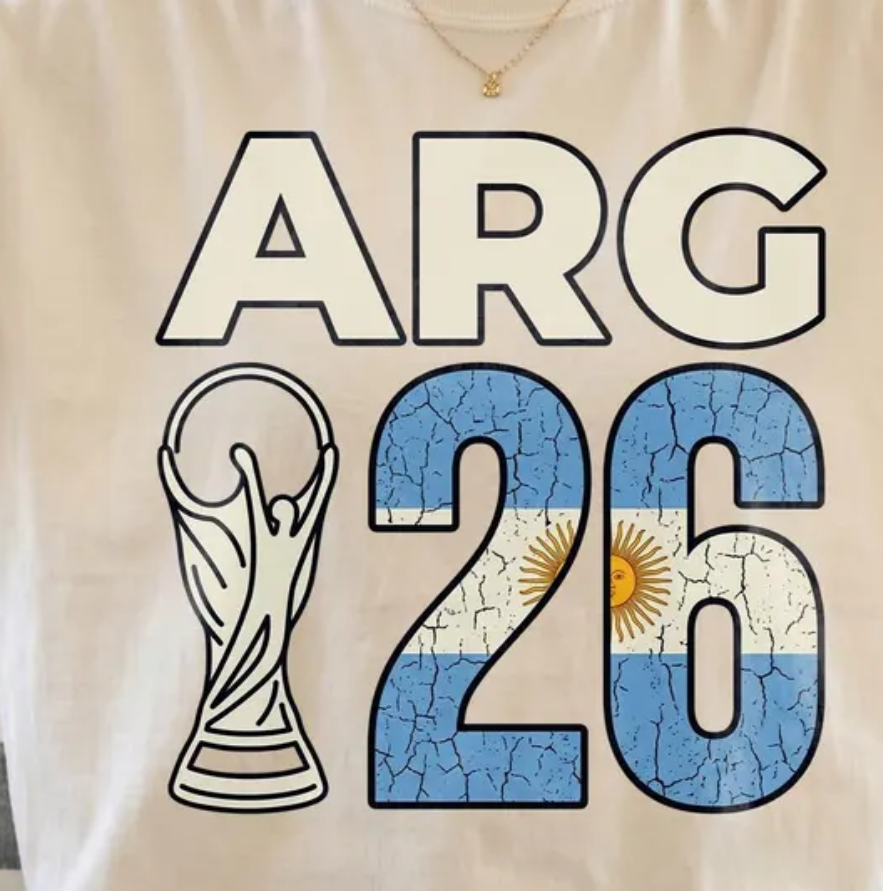 Argentina World Cup 2026 Shirt, ARG 26 FIFA Soccer Tee, Argentina Flag Trophy Defending Champion Tee, Football Fan Gift