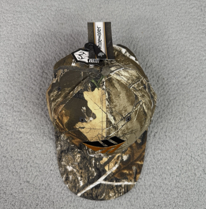 Whitewater Realtree Edge Camo Logo Hat Cap Adjustable Outdoors Hunting NWT Mens