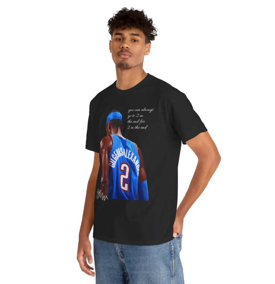 Shai Gilgeous Alexander OKC T Shirt Autograph Edition