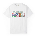 World Cup 2026 Host Cities Soccer Tee USA Canada Mexico T-Shirt