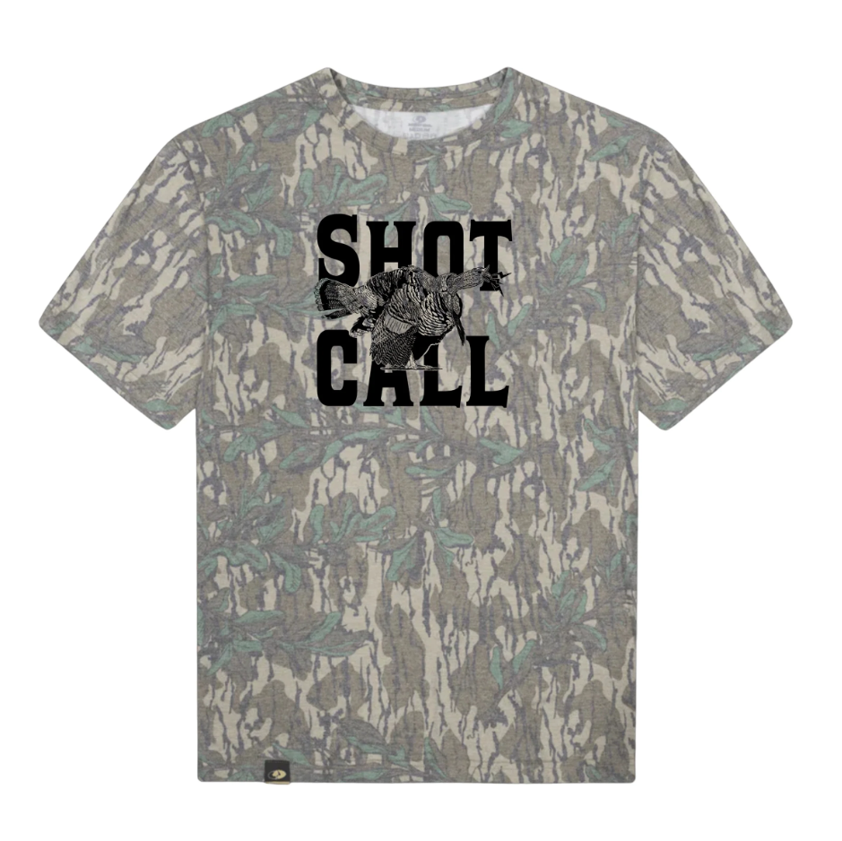 Shot Call Mossy Oak Greenleaf Washed Tee
