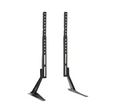 onn Tabletop TV Stand for 37" to 70" TVs, Holds up to 110 lbs, Black- Metal Legs for Tabletop
