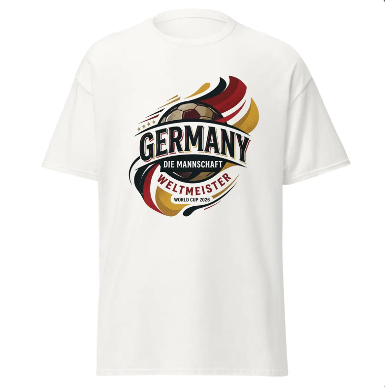 Germany Die Mannschaft Soccer T-Shirt – World Cup 2026 Fan Tee
