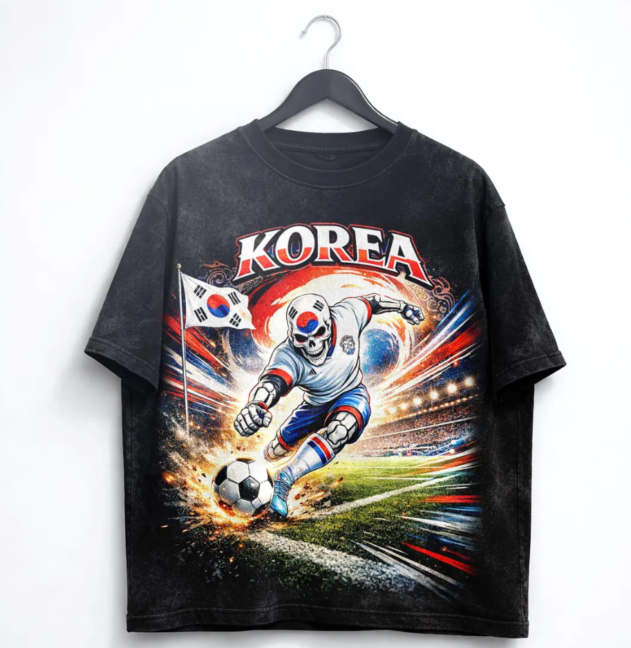 FIFA World Cup 2026 Korea Shirt, Korea Soccer Graphic Tee, Vintage Football Shirt, Korean Fan Gift, Unisex Shirt, Streetwear Soccer Tee.