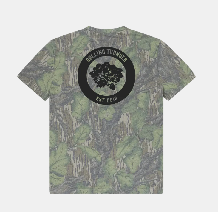 Patch Logo Tee S/S - Washed Out Mossy Oak Full Foliage