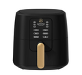 Beautiful 6 Qt Air Fryer with TurboCrisp Technology, EverGood Ceramic Nonstick Coating, Black Sesame by Drew Barrymore