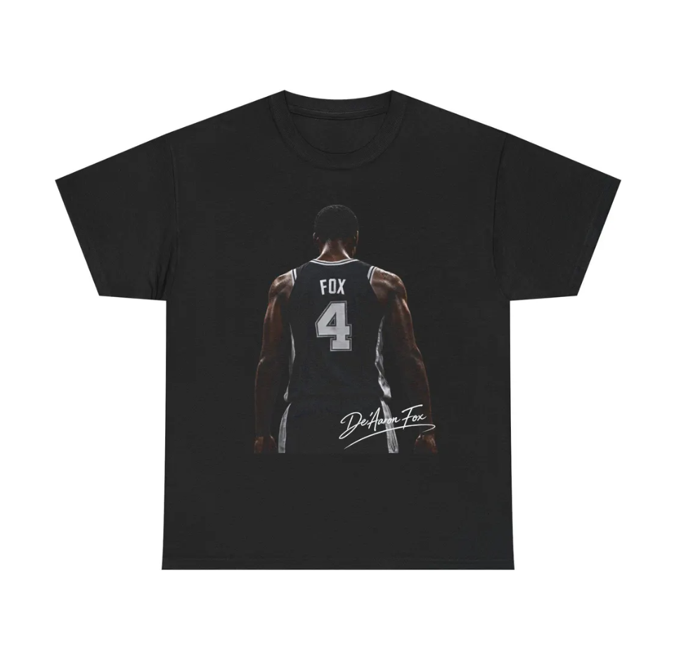 De'Aaron Fox San Antonio T-Shirt Basketball Graphic Tee