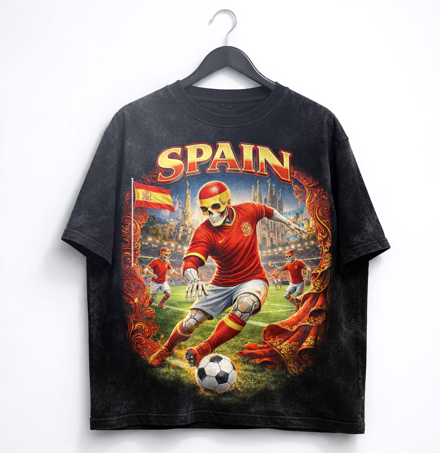 FIFA World Cup 2026 Spain Shirt, Spain Soccer Graphic Tee, Vintage Football T-Shirt, Spanish Fan Gift, Unisex Shirt, Streetwear Soccer Tee.