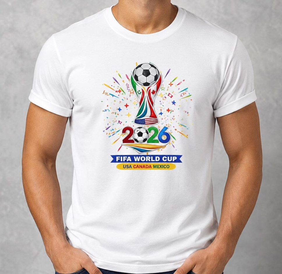 Soccer Trophy 2026 Shirt, World Cup Fan Tee, USA Canada Mexico Football Shirt, Soccer Lover Gift, Game Day Outfit, Sports Tee