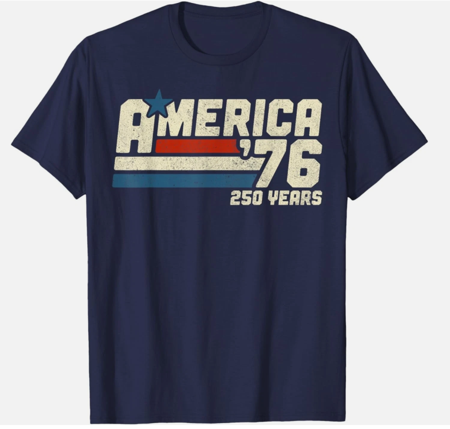 America Retro 250 Years 250th Anniversary USA 1776 2026 T-Shirt