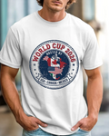 World Cup 2026 USA Canada Mexico Soccer Tee | Retro Badge Tournament Shirt