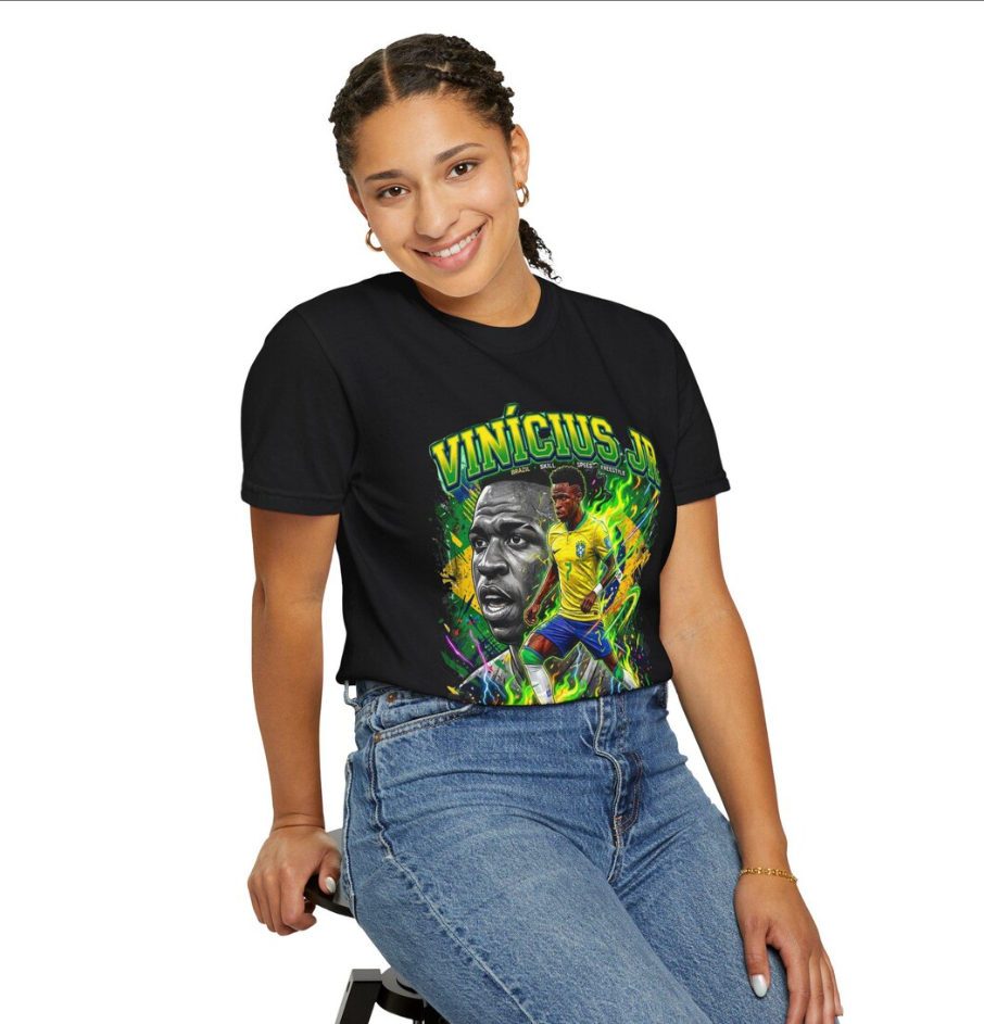 2026 Brazil T-Shirt, 2026 World Cup Vamos Brasil Soccer Fan Tee, brasil tee, vini jr shirt, vini jr brasil tee, Brazil World Cup tee