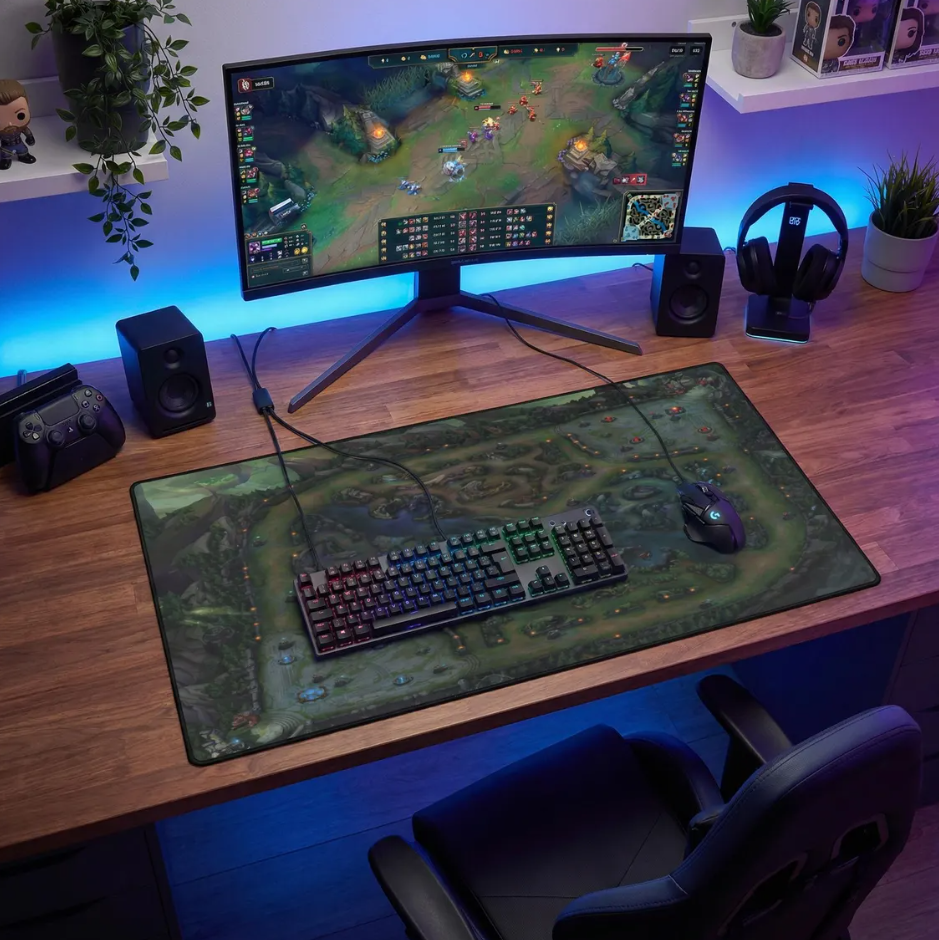 Summoners Rift Map League of Legends Desk Mat