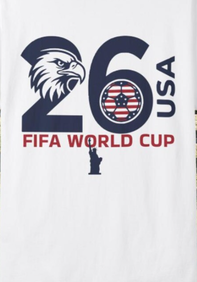 2026 USA FIFA World Cup Eagle 26 T-Shirt | Soccer Tournament Tee
