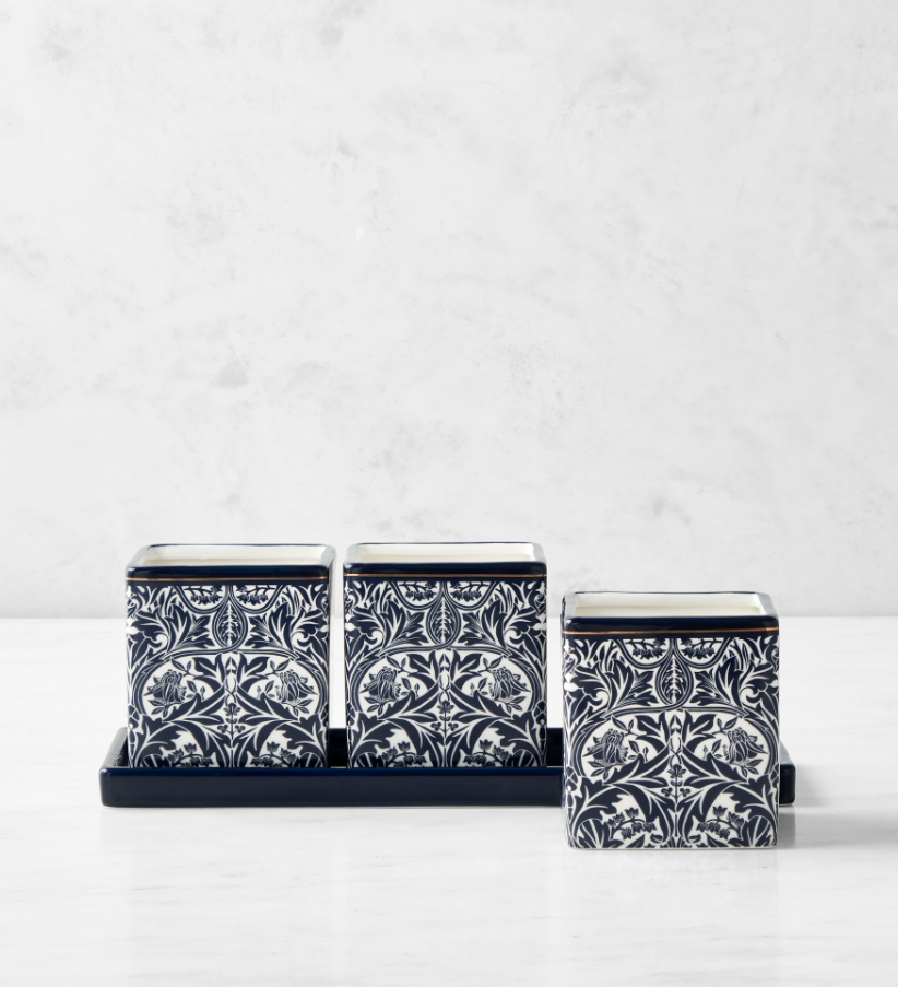 Morris & Co. x Williams Sonoma Bluebell Herb Planter Set