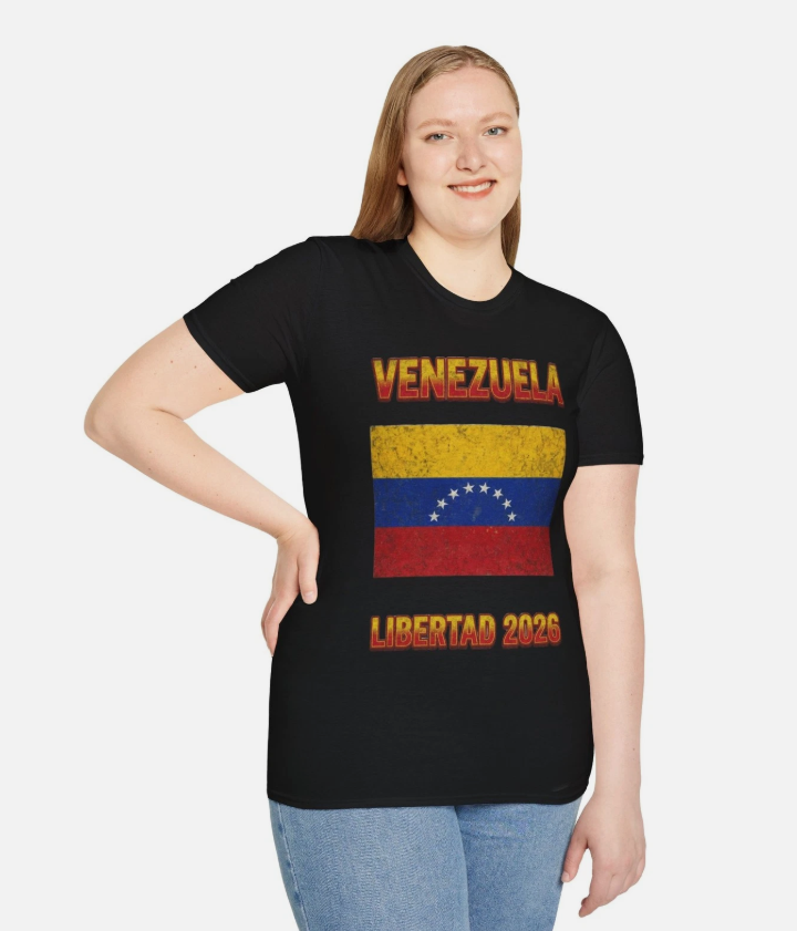 Venezuela Flag Libertad 2026 T-Shirt | Patriotic Venezuelan Tee
