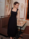 The Anytime Little Black Bra Dress with Pockets